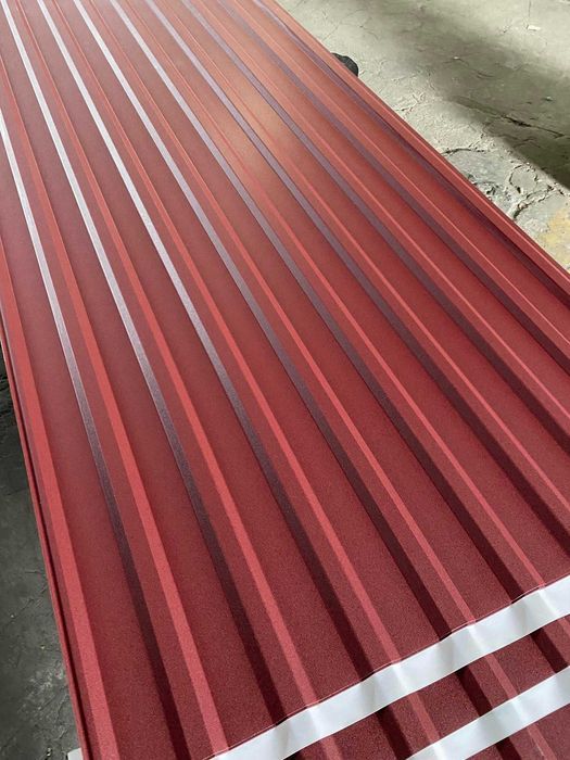 Blacha trapezowa T18 kolor wiśniowy RAL 3005, dostawa na cały kraj!