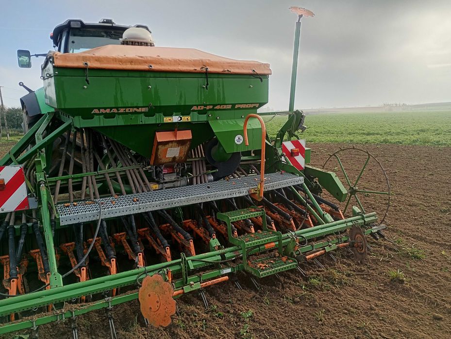 Agregat uprawowo-siewny Amazone adp 402 lub zamiana na przyczepę 16 t