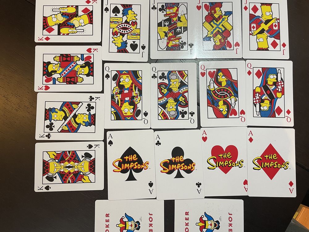 The Simpsons Giant Playing Cards