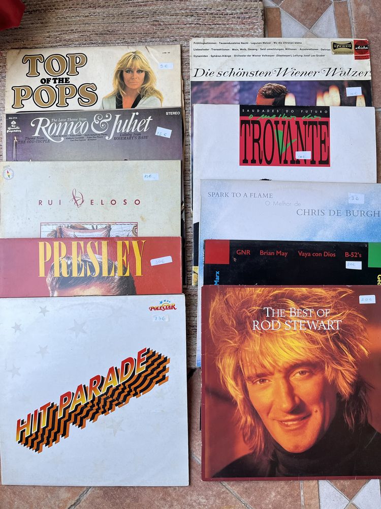 Discos vinil- Vários com preço em cada um