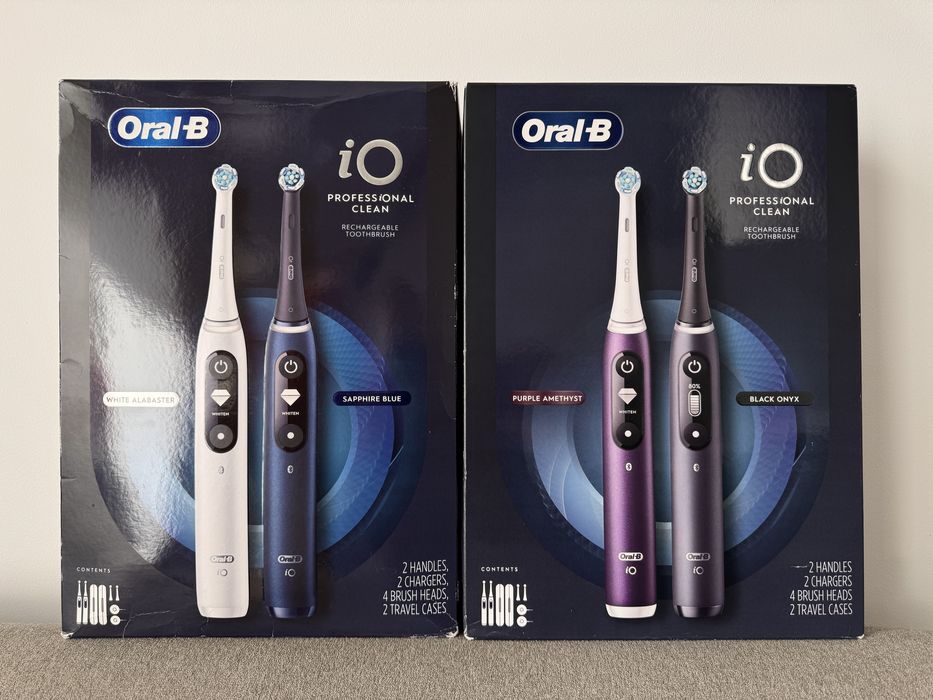 Набір 2 шт. електрична зубна щітка Oral-b iO Duo Pack Series 2 5 6 7 9