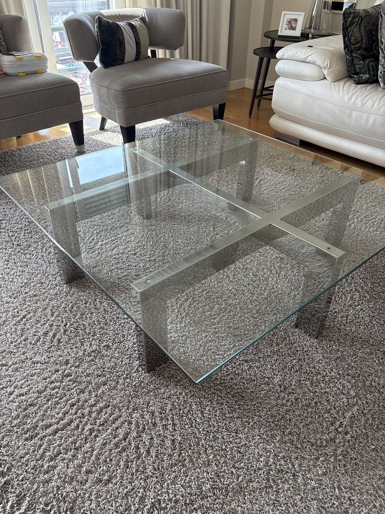 Mesa de vidro sala de estar