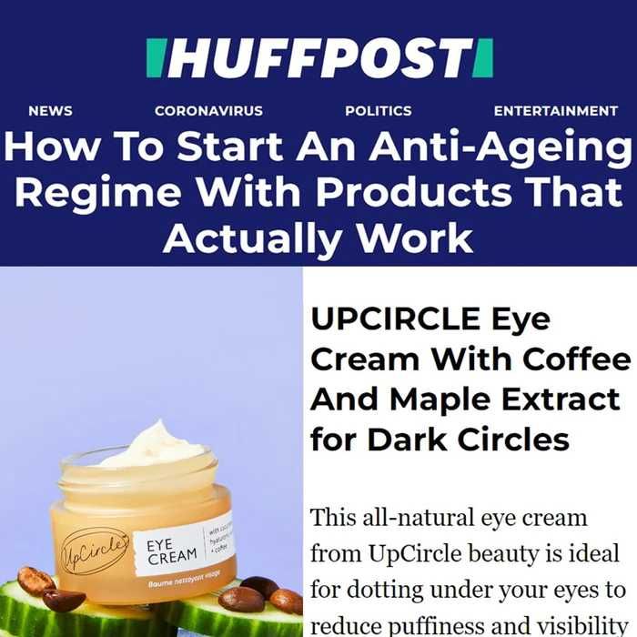 Creme de Olhos com Ácido Hialurónico e Café - Up Circle