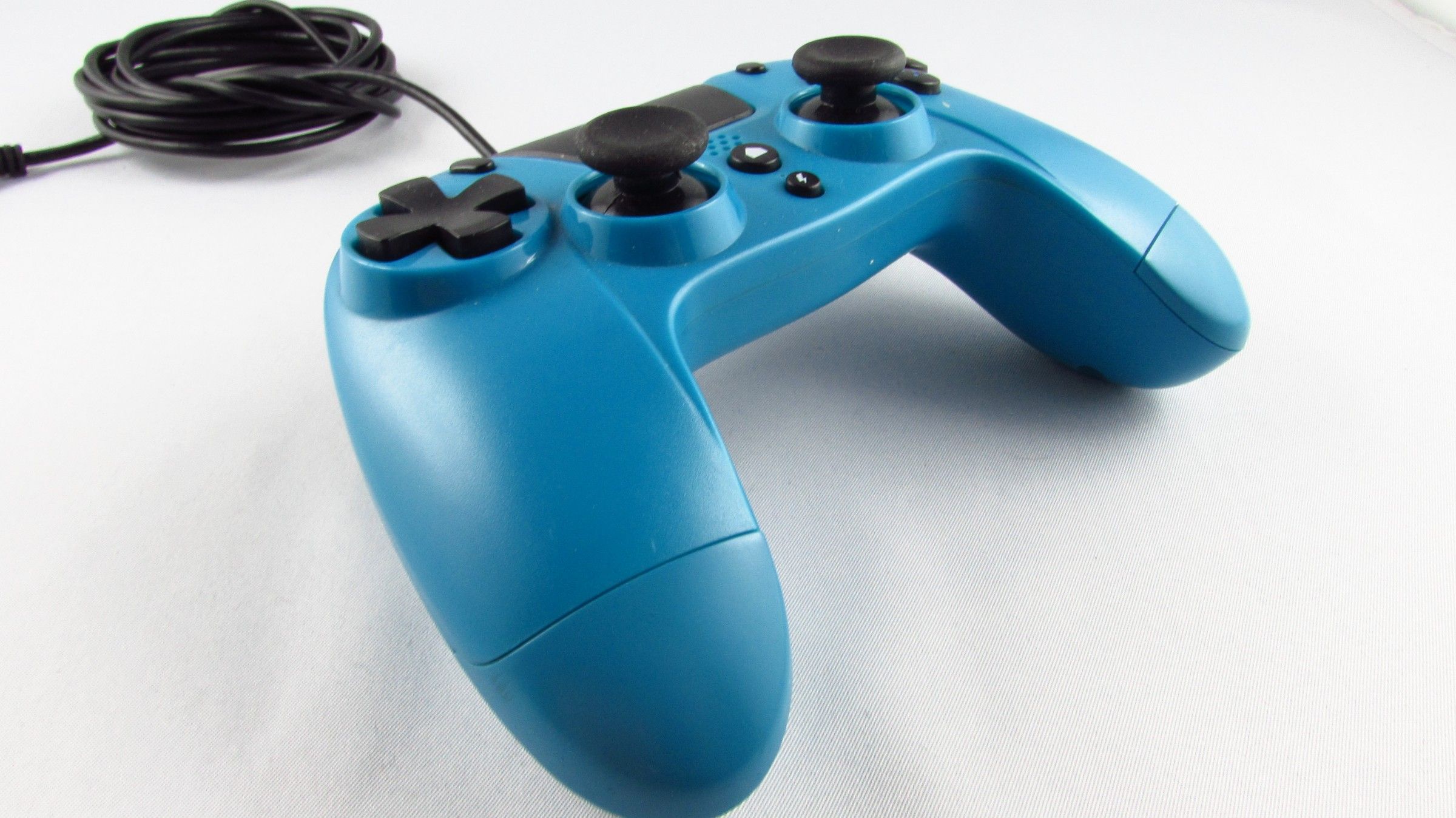 GIOTECK - VX-4 - Kontroler Pad Przewodowy PC PS4 Niebieski