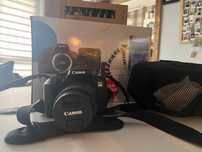 Canon EOS 750D Zestaw jak nowy 2 baterie + akcesoria + namiot do zdjęć