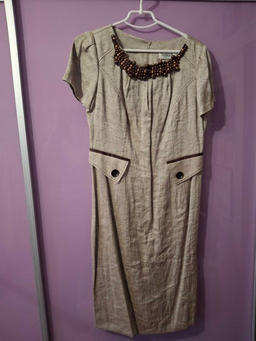 Класична льяна сукня