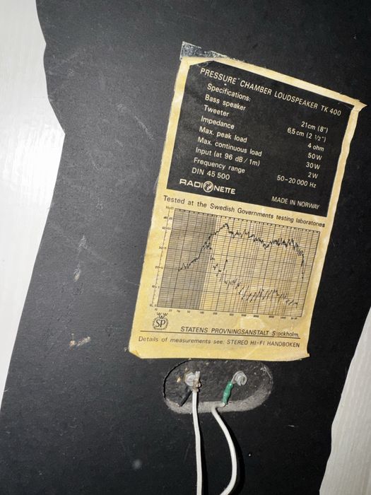 Kolumny radionette tk 400