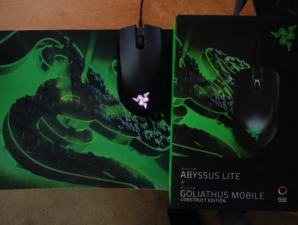 Комплект Razer Abyssus Lite + коврик