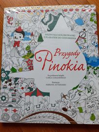 Pinokio książka z kolorowanką