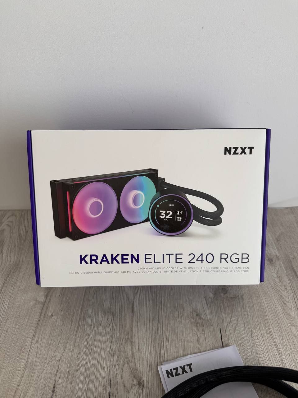 Система рідинного охолодження NZXT Kraken Elite 240 RGB Black AIO LCD