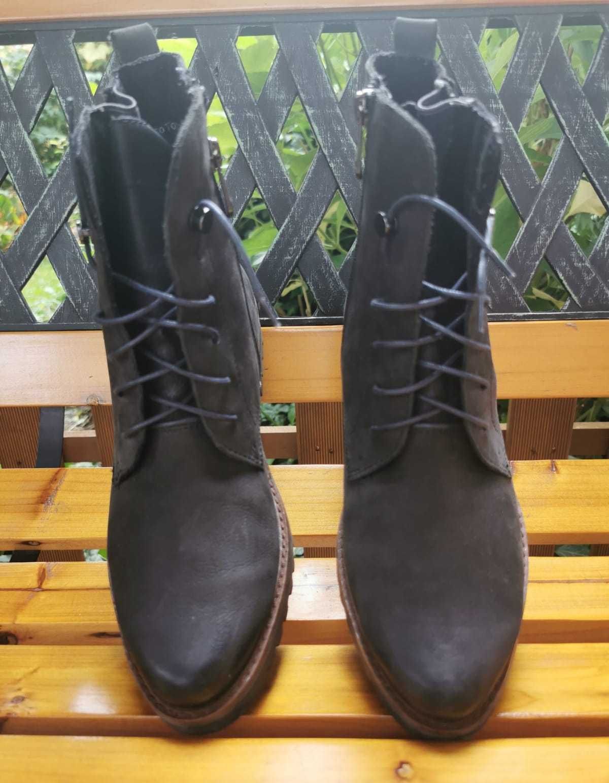 MARCO TOZZI Oryginalne buty włoskie Rozm.40 Skóra Naturalna JAK NOWE
