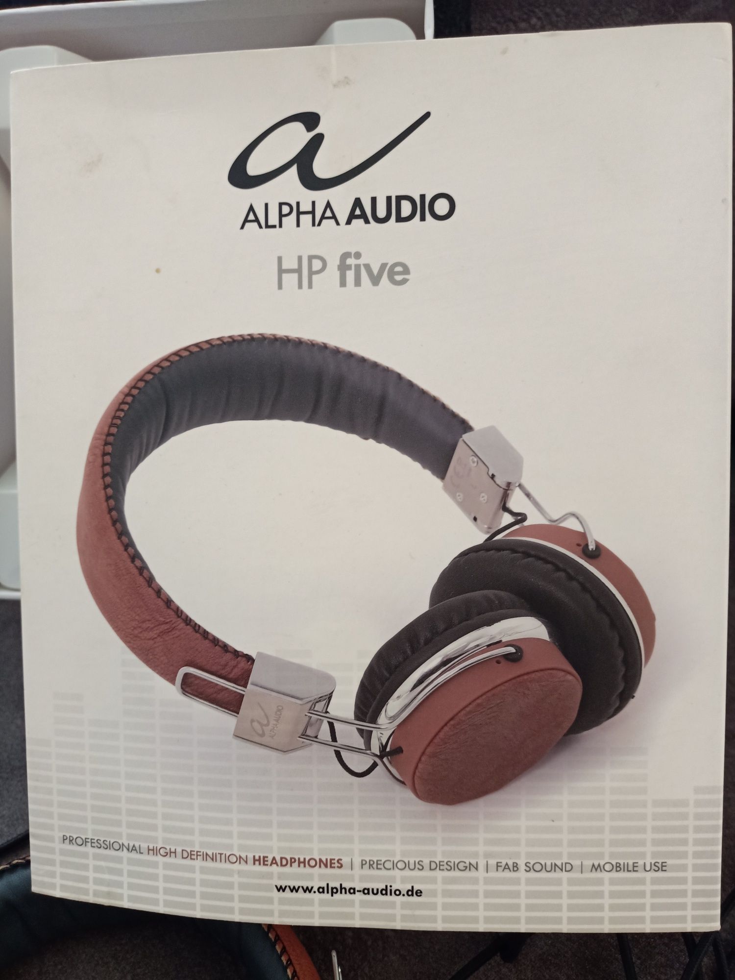 Słuchawki Alpha audio go five nowe