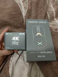 Миша ігрова Delux m800 Ultra 4k,3395,55г,600mah+4k ресівер#
