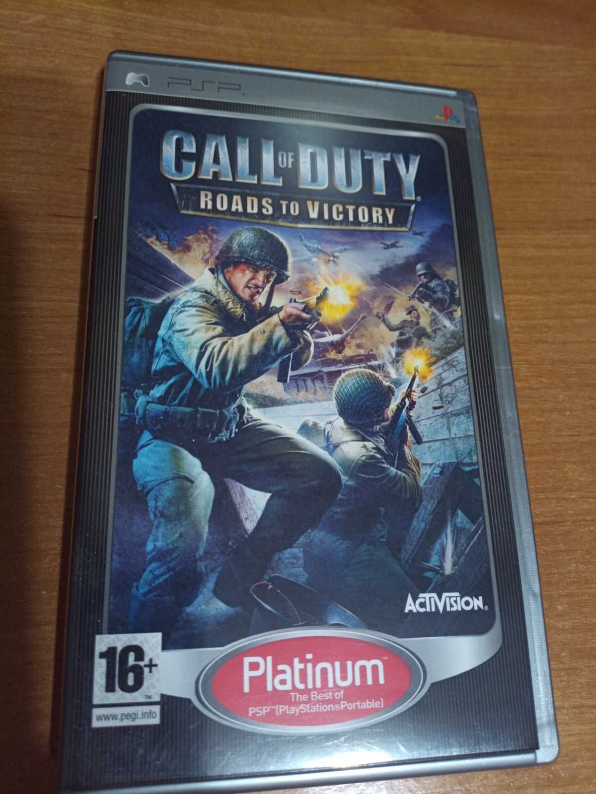 opakowanie + instrukcja Call of Duty Roads to Victory PSP