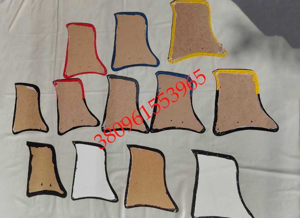 Обшивка ног ВАЗ 2101-2107, цветные/строчка новые