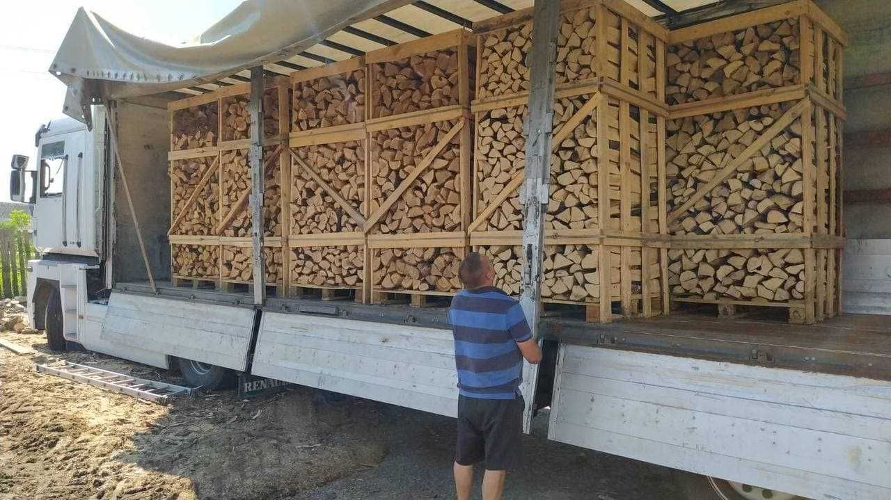 Дрова Колоті у ящиках p580 . В наявності Береза, вільха, сосна, дуб...