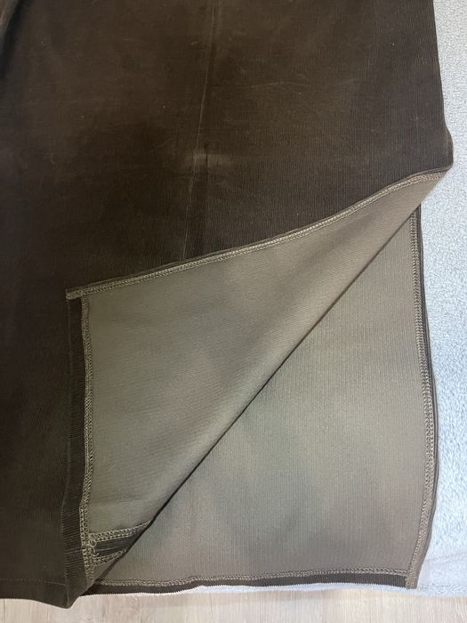 Шоколадна вельветова максі спідниця diadia L