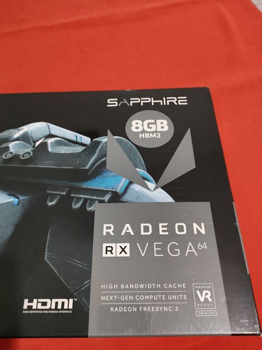 Sapphire NITRO + Radeon RX Vega64 8G HBM2