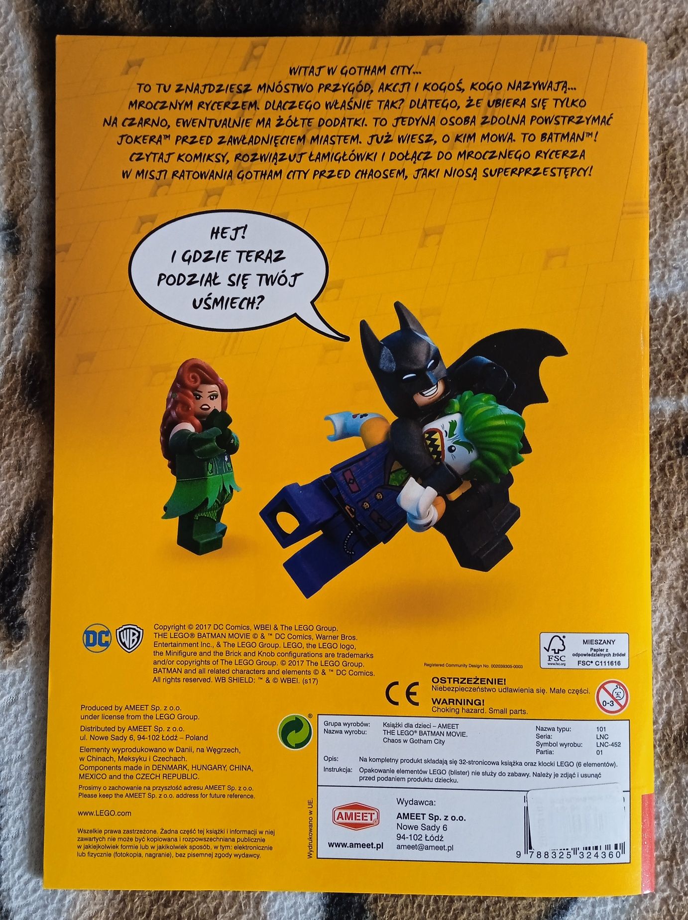 Książeczka LEGO Batman - Chaos w Gotham City (bez figurki LEGO) 2017