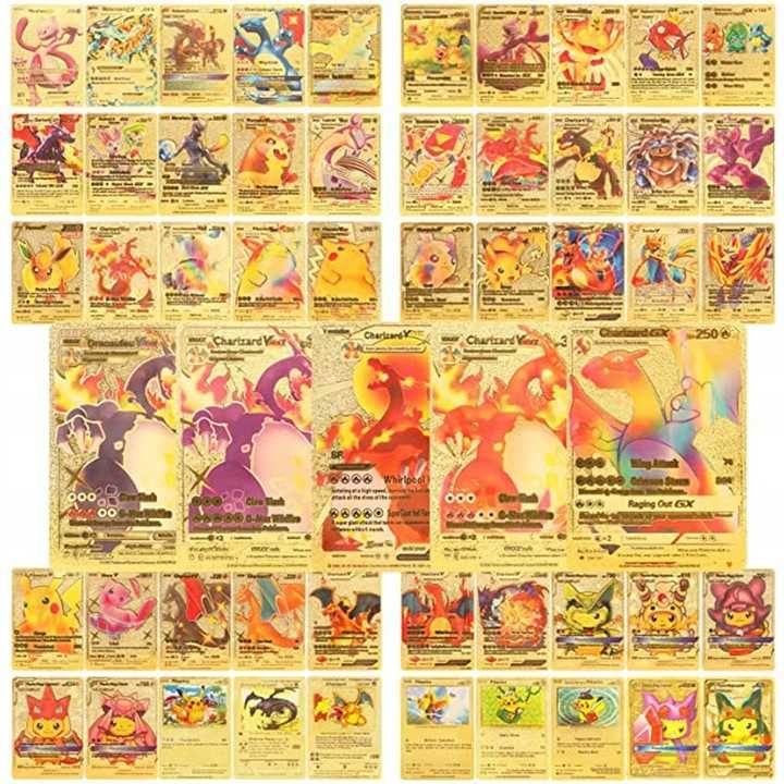 ZŁOTE karty pokemon + ALBUM na karty GRATIS