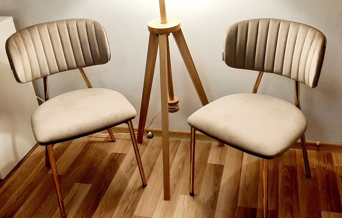 In style kayoom krzesła nowe 2 szt kian 100 welur krzesło