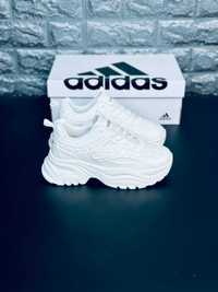 Красовки Adidas женские белые кожаные кроссовки Адидас Лето 2024