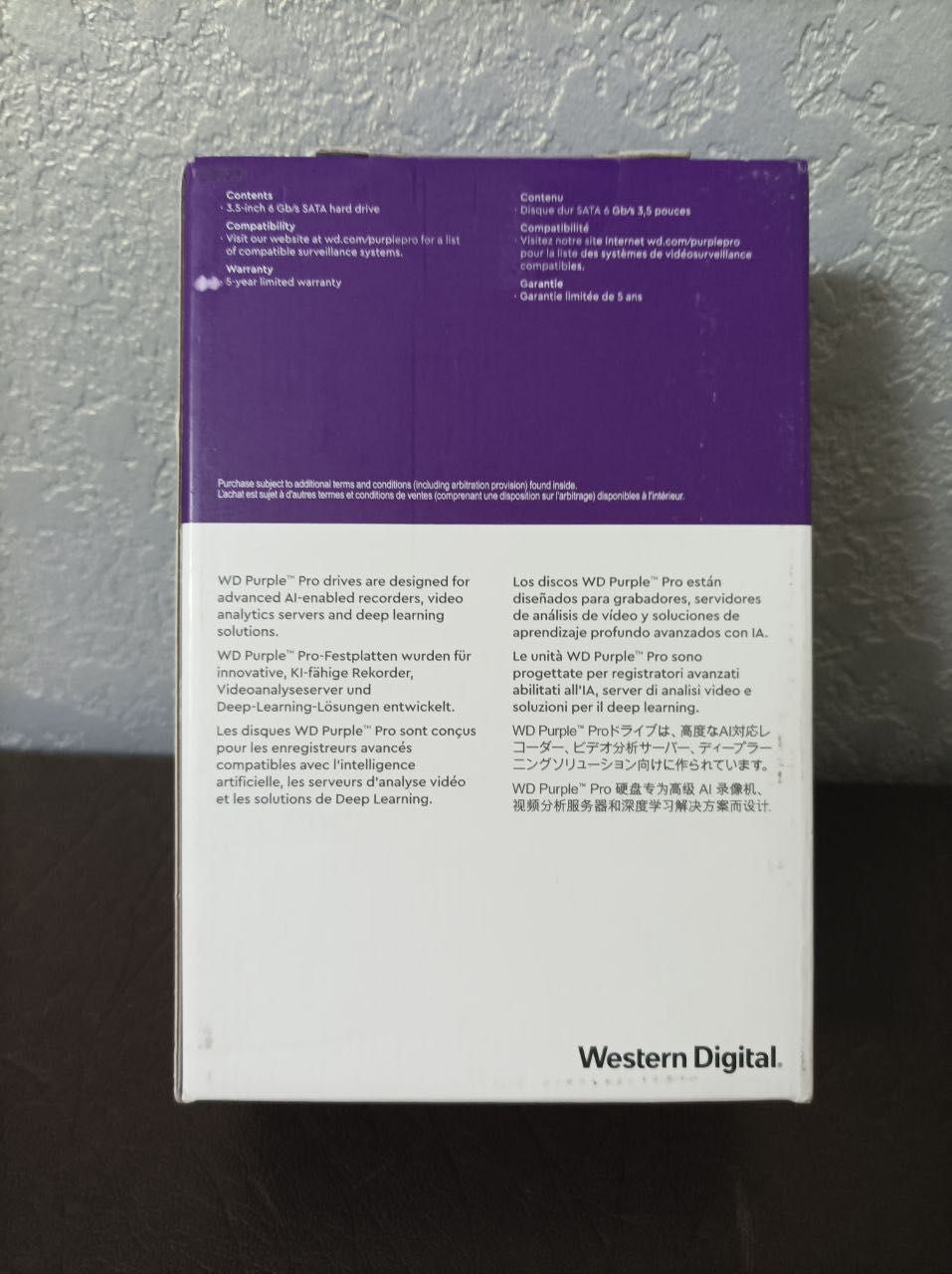 Жорсткий диск WD Purple Pro 10TB