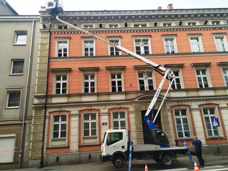 Podnośnik koszowy Wrocław, zwyżka 666.665.565 Oława, Strzelin, Brzeg