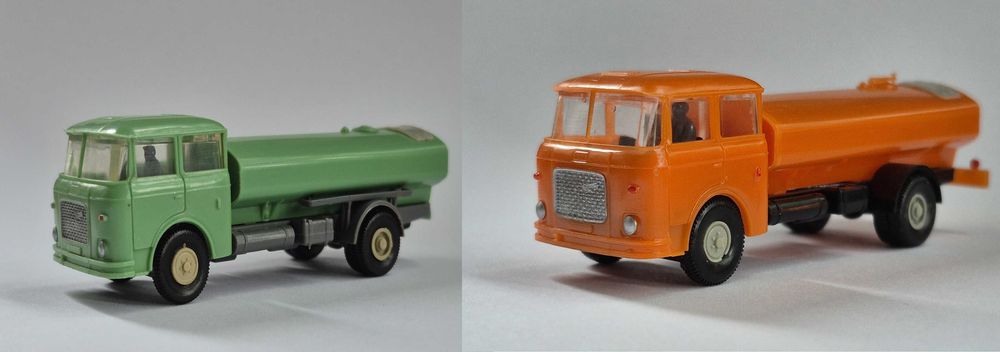 2 Samochody ciężarowe Skoda [Permot] skala H0