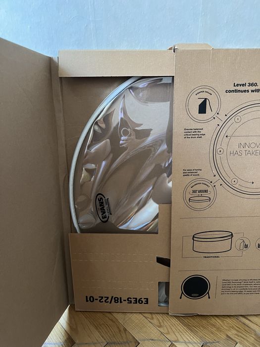 Пластик Для Бас-Барабана Evans BD22G2 22" G2 Clear Bass