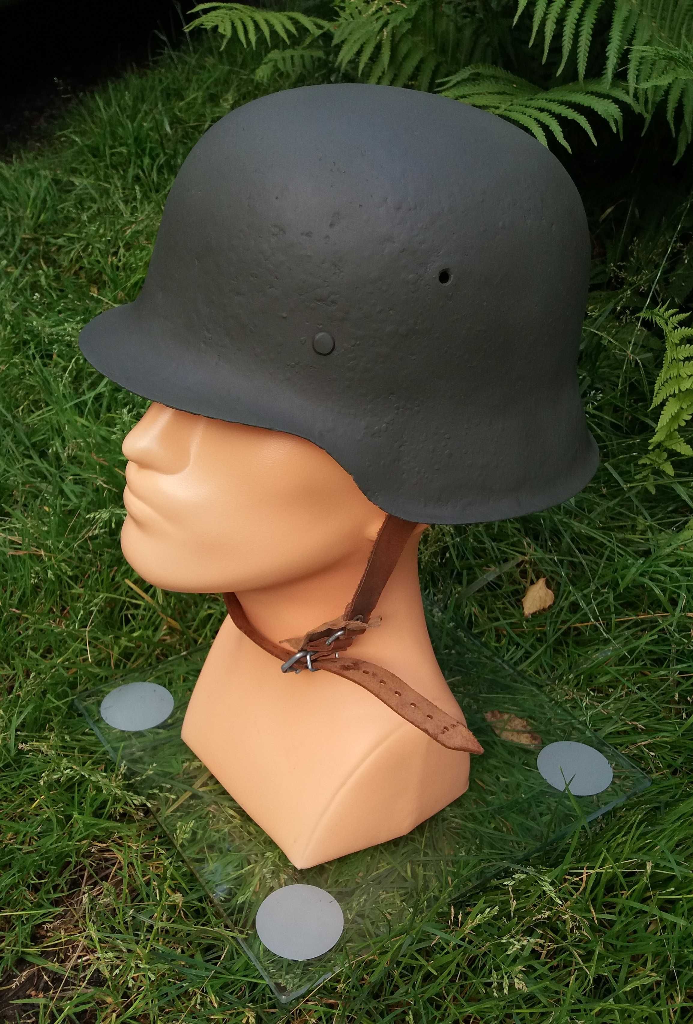 Hełm niemiecki M42 RAL 6006 mat