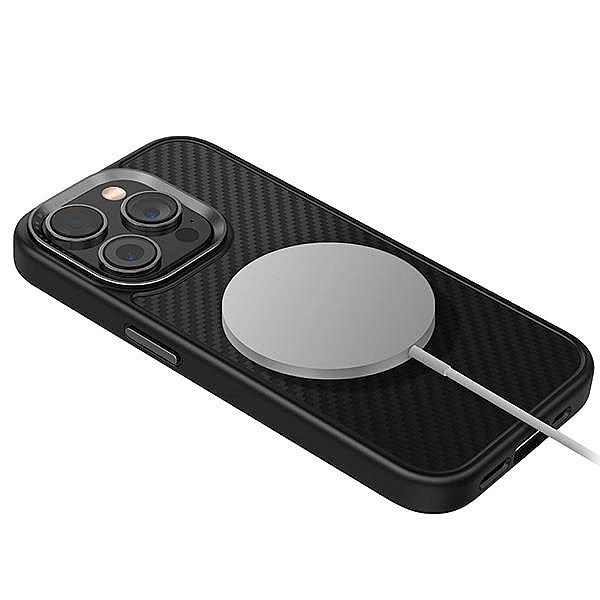 Etui UNIQ Keva Magclick Charging do iPhone 15 Pro Max - czarne