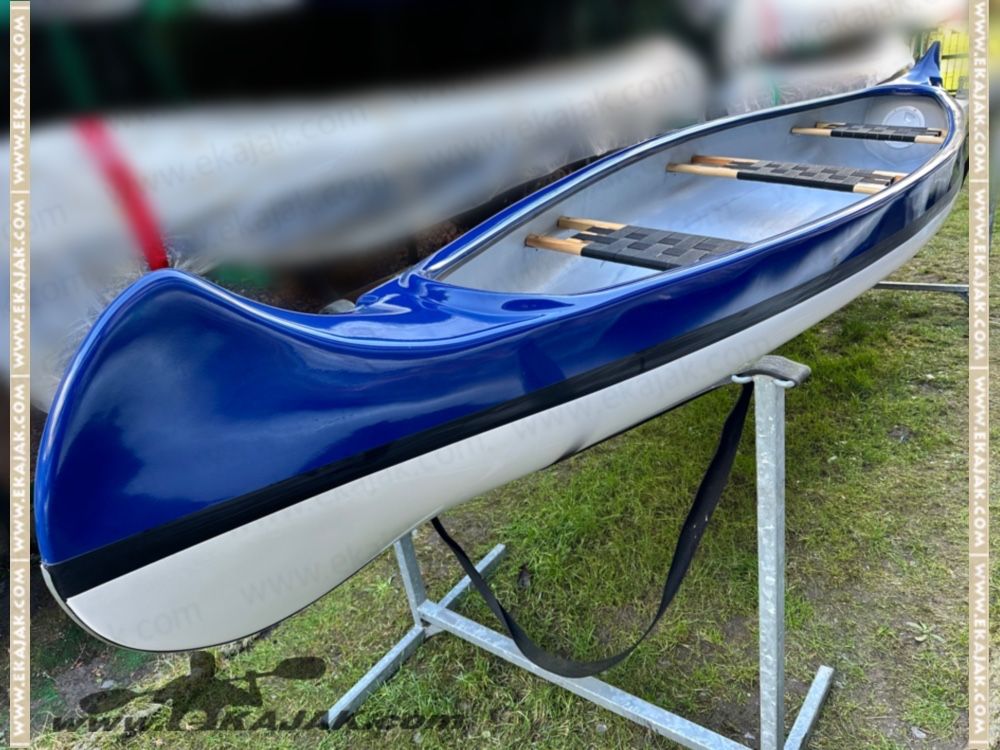 Canoe Kanu Kanadyjka łódź 5m. 3 siedzenia. Pelne wyposazenie. Nowa. GW