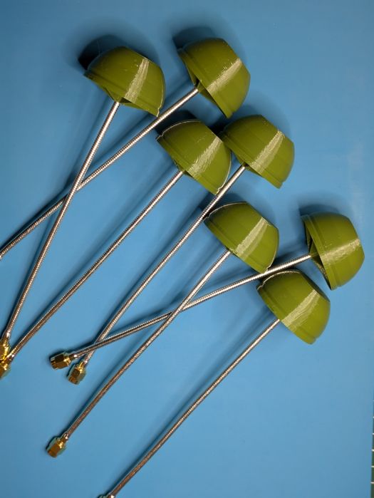 FPV антена типу конюшина (клевер) 4.9-5.6/5.3-6 ГГц RHCP/LHCP