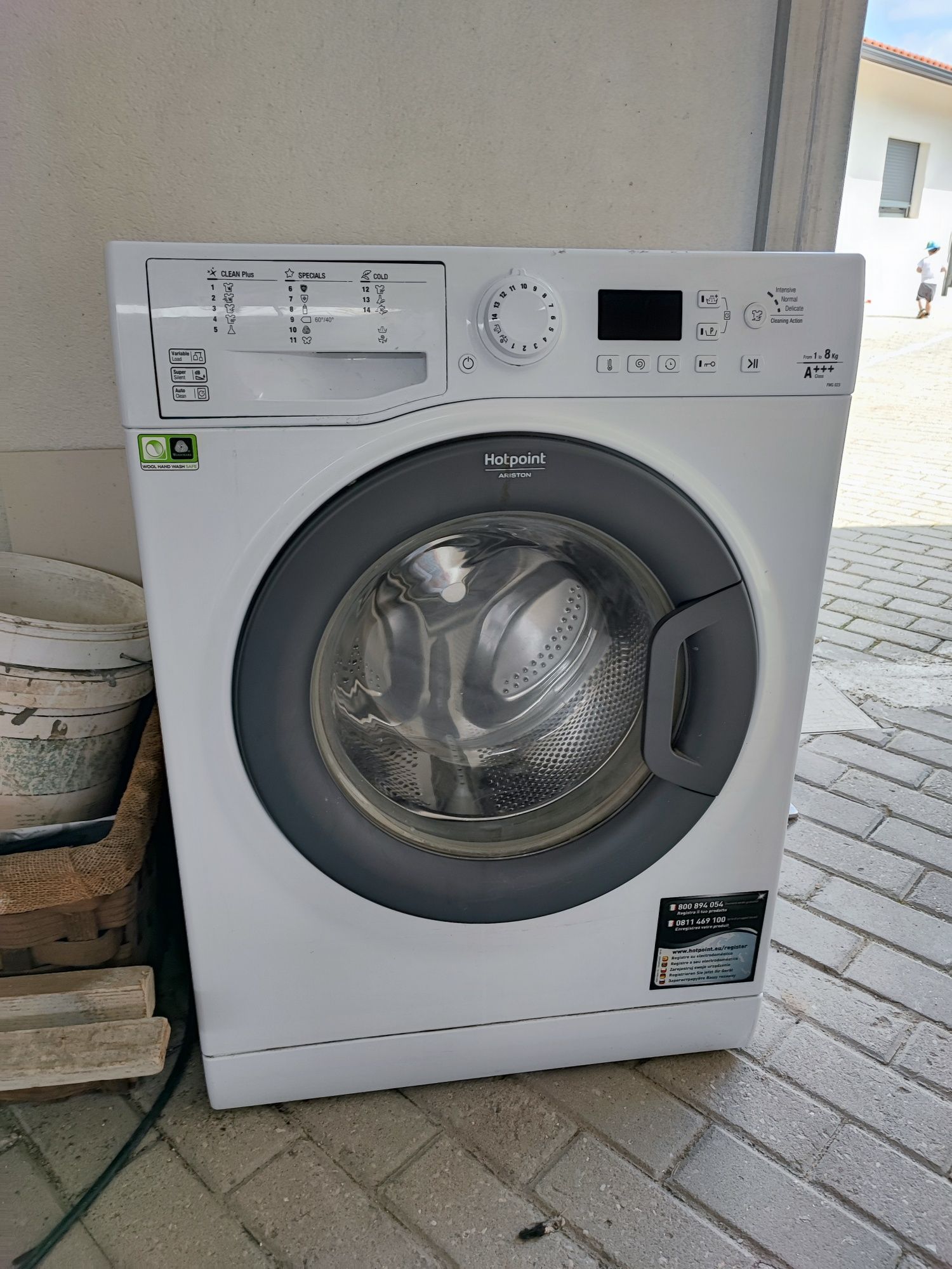 Máquina lavar roupa ariston hotpoint 8kg avariada