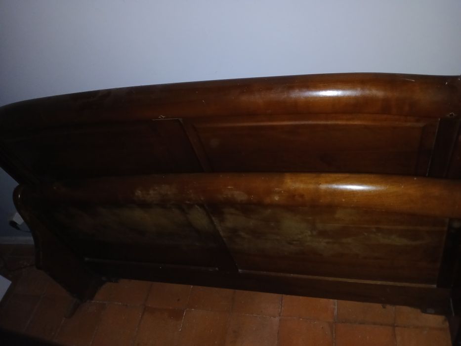 Cama cerejeira maciça