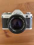 Canon AE-1 com lente 50mm 1:1.4