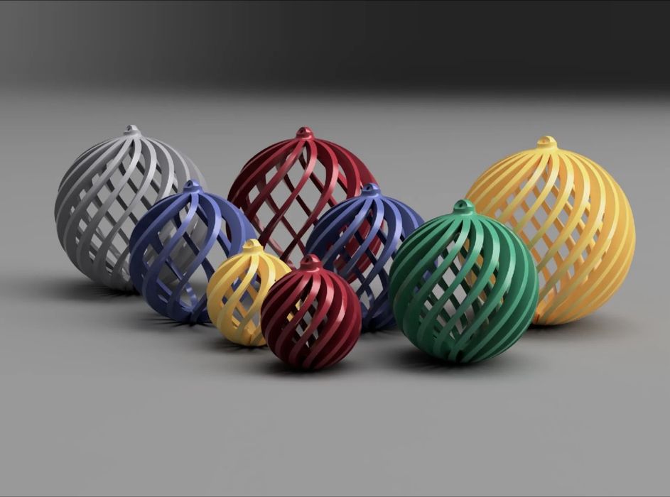 3D друк новорічних прикрас / ялинкових іграшок /