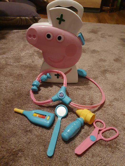 Świnka Peppa zestaw lekarza, pielęgniarki