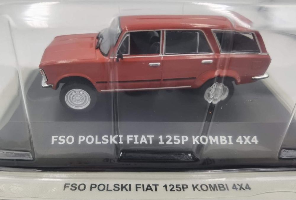 FSO Polski Fiat 125P Kombi 4x4 1:43 DeAgostini Kolekcja Legendy FSO