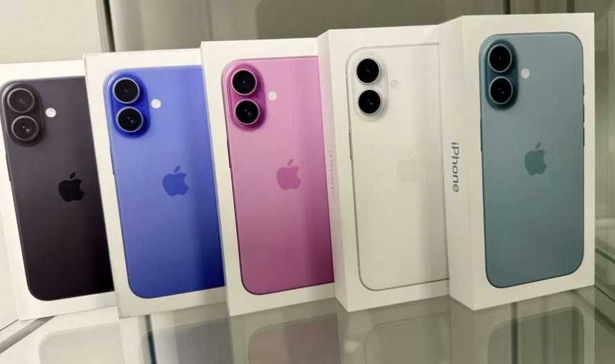 Новий Apple iPhone 16 128 256 GB sim запакований (не МДМ)