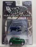 Mini cooper hot wheels rodas de borracha