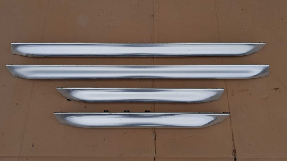 Listwy drzwiowe szerokie aluminiowe chrom AUDI S6 C5 A6 C5 Allroad