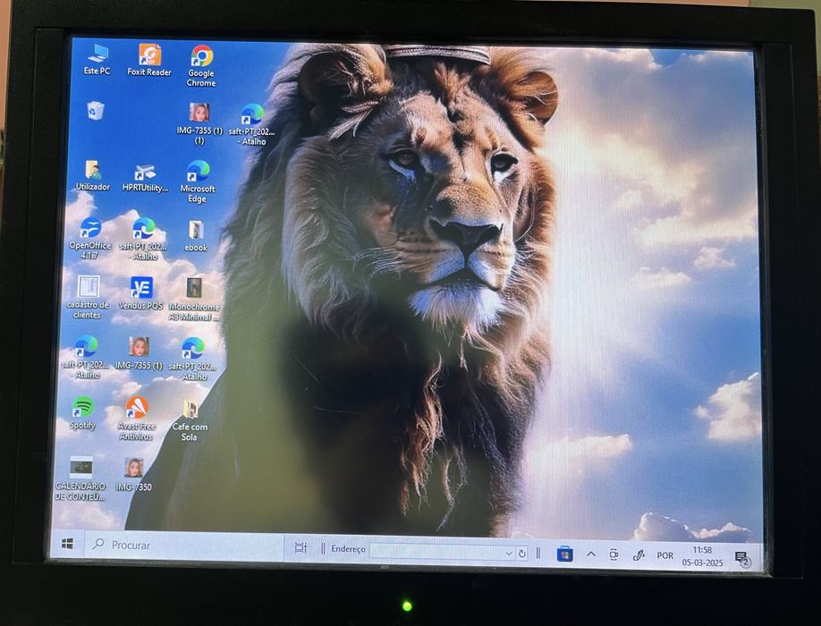 Desktop, mouse, tela e telado