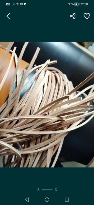 Rzemyki skórzane 15szt