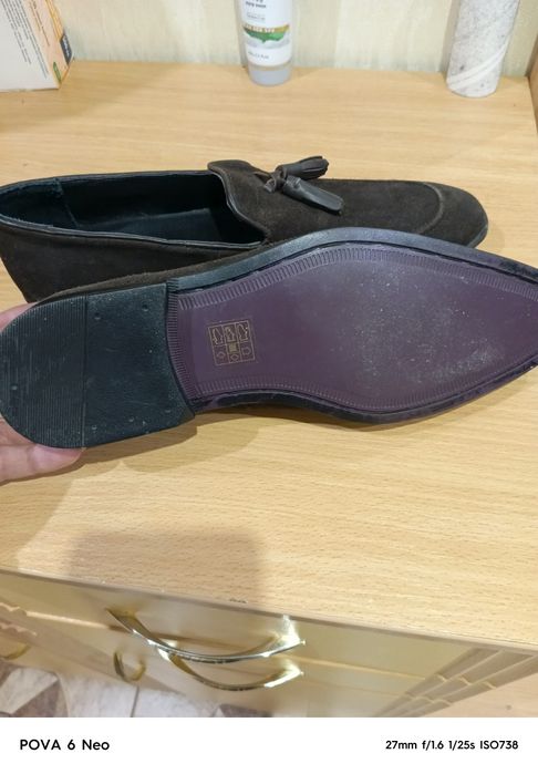 Продам туфлі лофери оригінал. Натуральна замша.