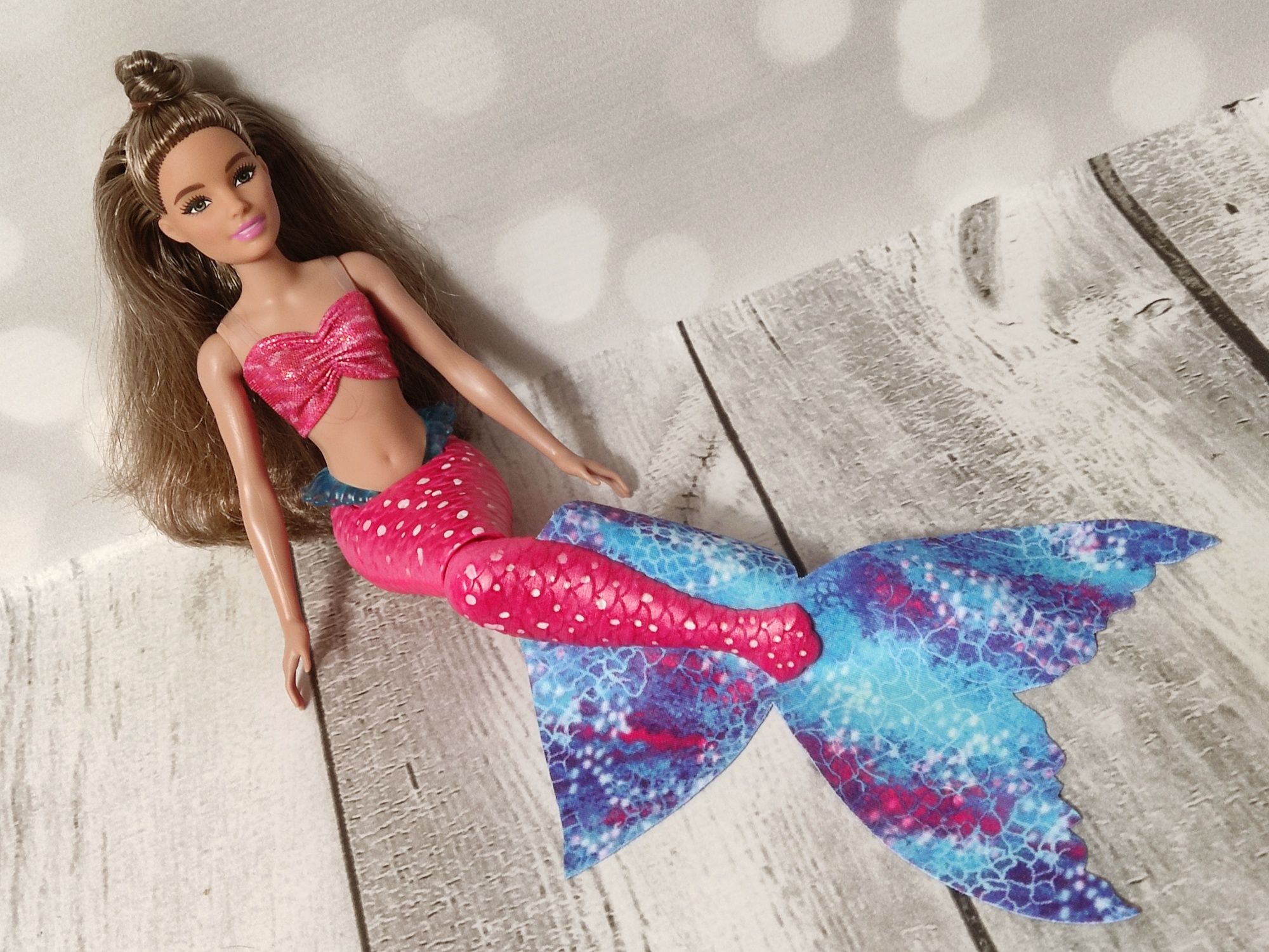 Lalka Barbie syrenka syrena