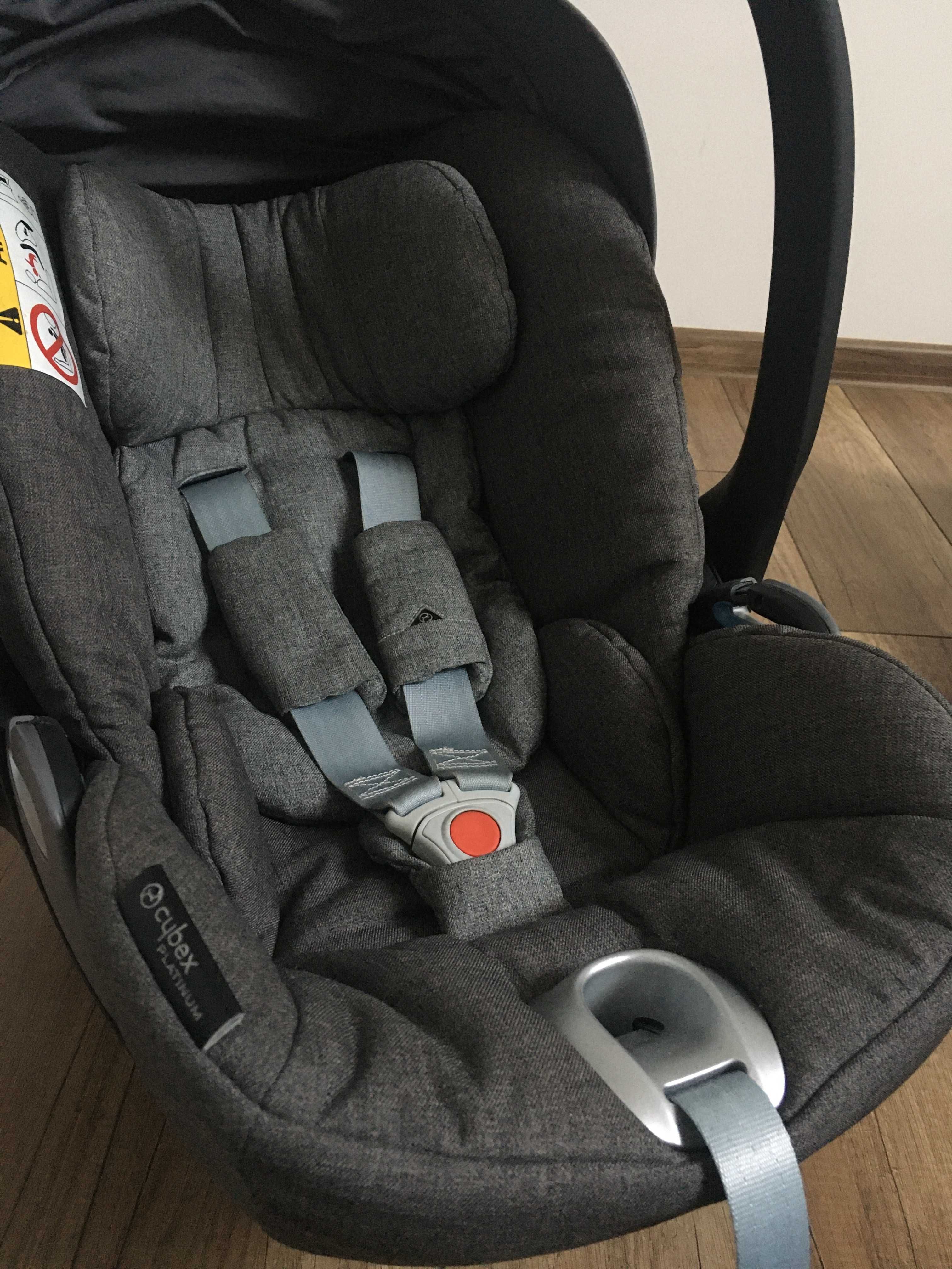 Nosidełko cybex cloud q platinum z bazą