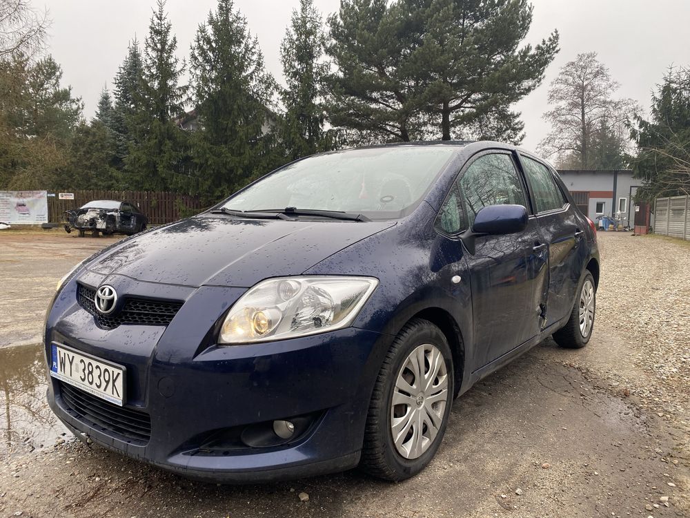 Toyota Auris 1.4 2008r. Uszkodzony, niski przebieg