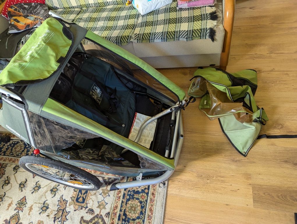 Przyczepka rowerowa queridoo 2 osobowa
